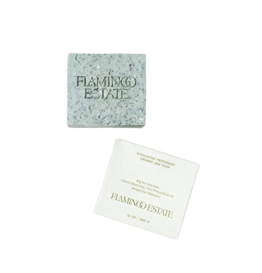 FLAMINGO ESTATE Exfoliating Peppermint Soap Brick