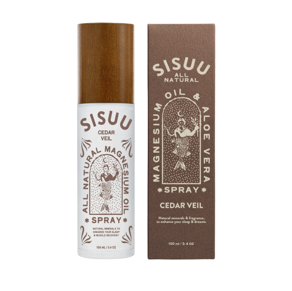 SISUU Magnesium Recovery Spray Cedar Veil