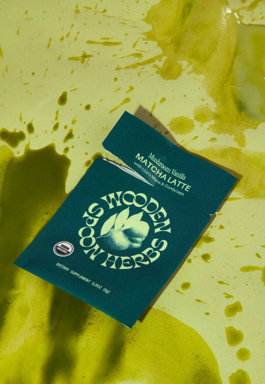 WOODEN SPOON HERBS Mushroom Vanilla Matcha Latte